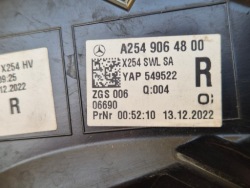 MERCEDES 254 W254 A2549064800 правый задний фонарь новый