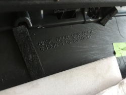 Honda CR-V IV 12- дверные карты правый передний карта дверная кожа европа
