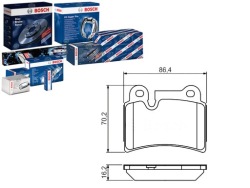 комплект датчик износа тормозных колодок Bosch P85111 LP2061 FD