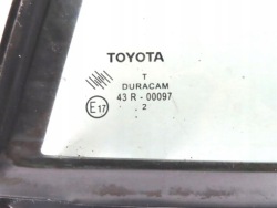 стекло боковое заднее правое Двери TOYOTA VERSO 2009-2018 год 2012r