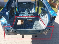 renault ARKANA, кузов ремень задний багажника