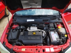 opel Astra шланг интеркулера 2001 2.0л