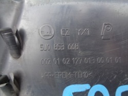 SKODA FABIA II решетка радиатора черная 5J0853668