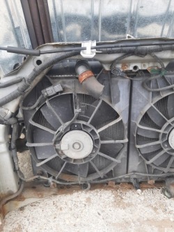 панель передняя / телевизор радиатора Вентиляторы Honda CRV III 06-09 2.2 механика