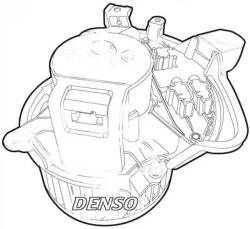 Denso DEA01011 вентилятор внутренний