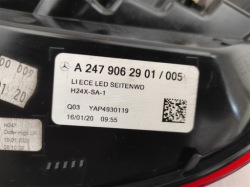 фонарь левый MERCEDES GLA EQA 243 247