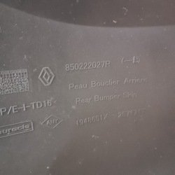 бампер задний Dacia DUSTER II 850222027R