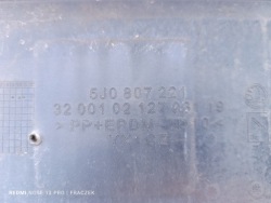 SKODA FABIA II РЕСТАЙЛИНГ бампер передний решетка радиатора 5J0807221D