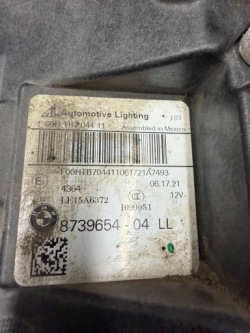 2020 BMW X3 G01 фара 8739654