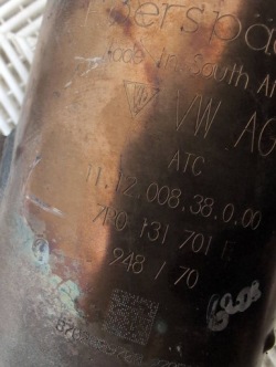 PORSCHE Cayenne (92A) 2014 фильтр твердых частиц катализатор / FAP / DPF