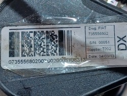 ремень безопасности перед передний правый opel Combo d Doblo II 735556802