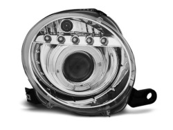 фары FIAT 500 07-15 хром