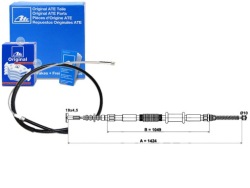 троса трос тормоза ручного ATE 4619 FBS09030 90