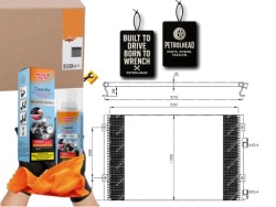 конденсатор кондиционера CHRYSLER PT CRUISER 02- nrf # pro+ Kit9