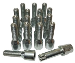 16× ВИНТ M12x1.25 коническая ключ 37 мм 20 штук.
