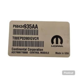 блок управления двигателем, ЭБУ перед Dodge CHARGER P68434935AA