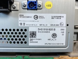 радио NAVI экран дисплей vw GOLF VIII 5H0919605B