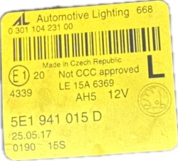 Automotive Lighting 5E1941015D фара full led