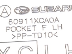 дверные карты передних левый subaru ASCENT 80911XCA0A