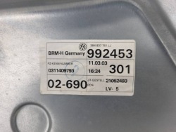 механизм подъемник Стекла передний левый vw PASSAT B5 GP универсал (3BG, 3B6) РЕСТАЙЛИНГ