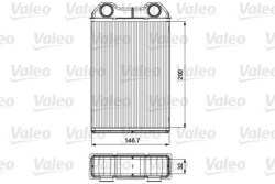 valeo 811533 теплообменник , отопление внутренний