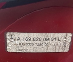 фонарь левый MERCEDES a класс W169 04-08r