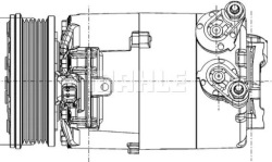mahle acp 1357 000P Компрессор кондиционера,