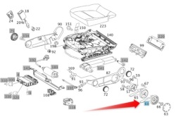 накладка кресло пассажира W639