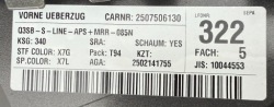 Audi Q3 83A 83F II 085N бампер передний X7G LX7G Black