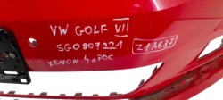 vw GOLF VII 7 5G0 12- бампер передний 5G0807221