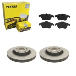 2× textar 92159205 тормозной диск + тормозные колодки 2412301 перед 20,5 мм