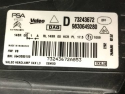 CITROEN C4 III 3 фара правая full led 9830649280