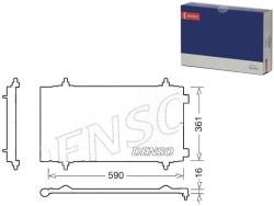 Denso Радиатор кондиционера CITROEN FIAT peugeot