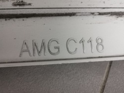 молдинг порога порог левый AMG MERCEDES CLA SB