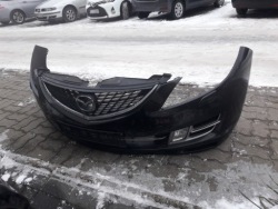 mazda 6 GH 2007-2010 бампер передний комплектный Цвет 35N омывателями Датчики датчик парковки