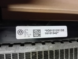 радиатор охлаждения vw PASSAT B8 SKODA SUPERB III 3 seat LEON 5Q0121251GB