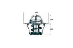 mahle Термостат opel C 2.5 e (14_. 19_)