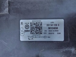 vw Polo VI 2G1 GTI фары full led динамик 2G1941035G 2G1941036G красный