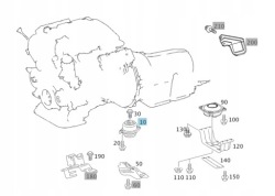 MERCEDES W251 подушка Двигателя A2512404117 европа