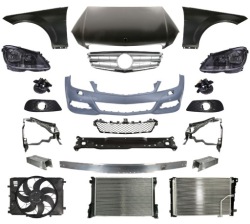 MERCEDES C W204 11-14 перед Капот бампер ремень