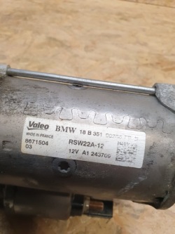 BMW G30 G31 G20 стартер 8671504 2.0d