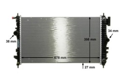 mahle CR 1103 000P радиатор охлаждения, система Двигателя