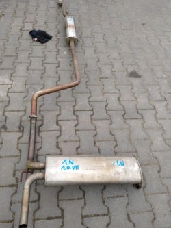 CITROEN C1 II глушитель труба 1.0 PSA00893380