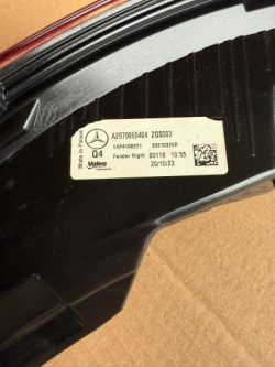 MERCEDES EQS фонарь правый A2979065404