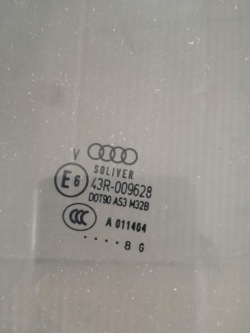 Audi A6 C6 2004 - 2011 год стекло двери правое заднее универсал 2008