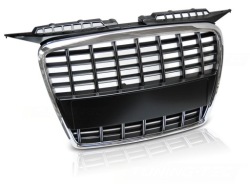 решетка радиатора спорт хром для Audi A3 8P 2005-2008