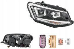 фара правая vw Caddy III 15-KSENON Hella
