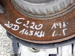 поворотный кулак, цапфа рычаг подвески левый зад MERCEDES W205 C220 2019R 2.0d 4X4