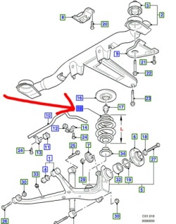 пружина задняя FORD GALAXY Mk1 Mk2 1997-06