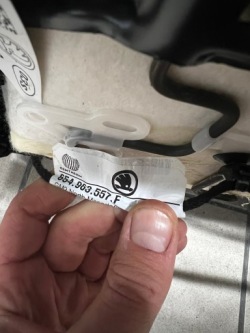 SKODA FABIA IV 654963555a 5wa881106d 6va971392b кресло пассажира обивка